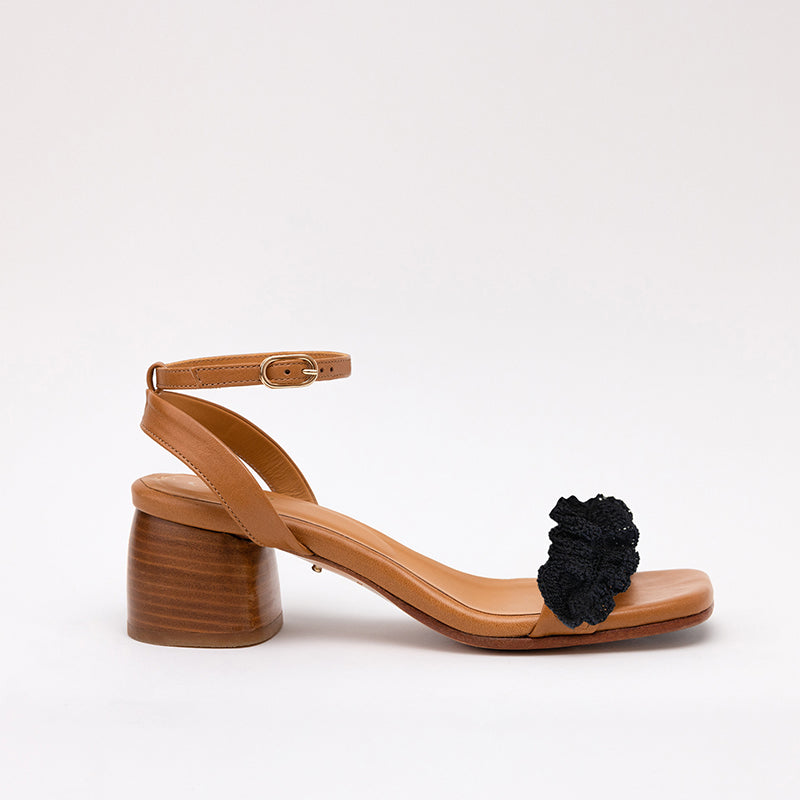 Boho Strap Black Camel No Long