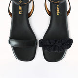Boho Strap Black Black Front