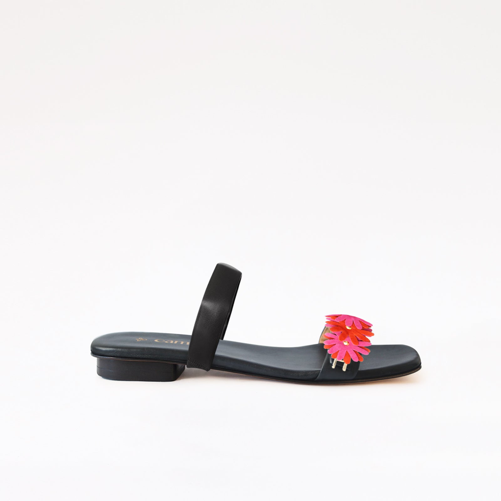 Middle Strap Black Petit Garden Red Black