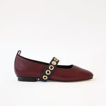 Burgundy - Ilhos Black Straps
