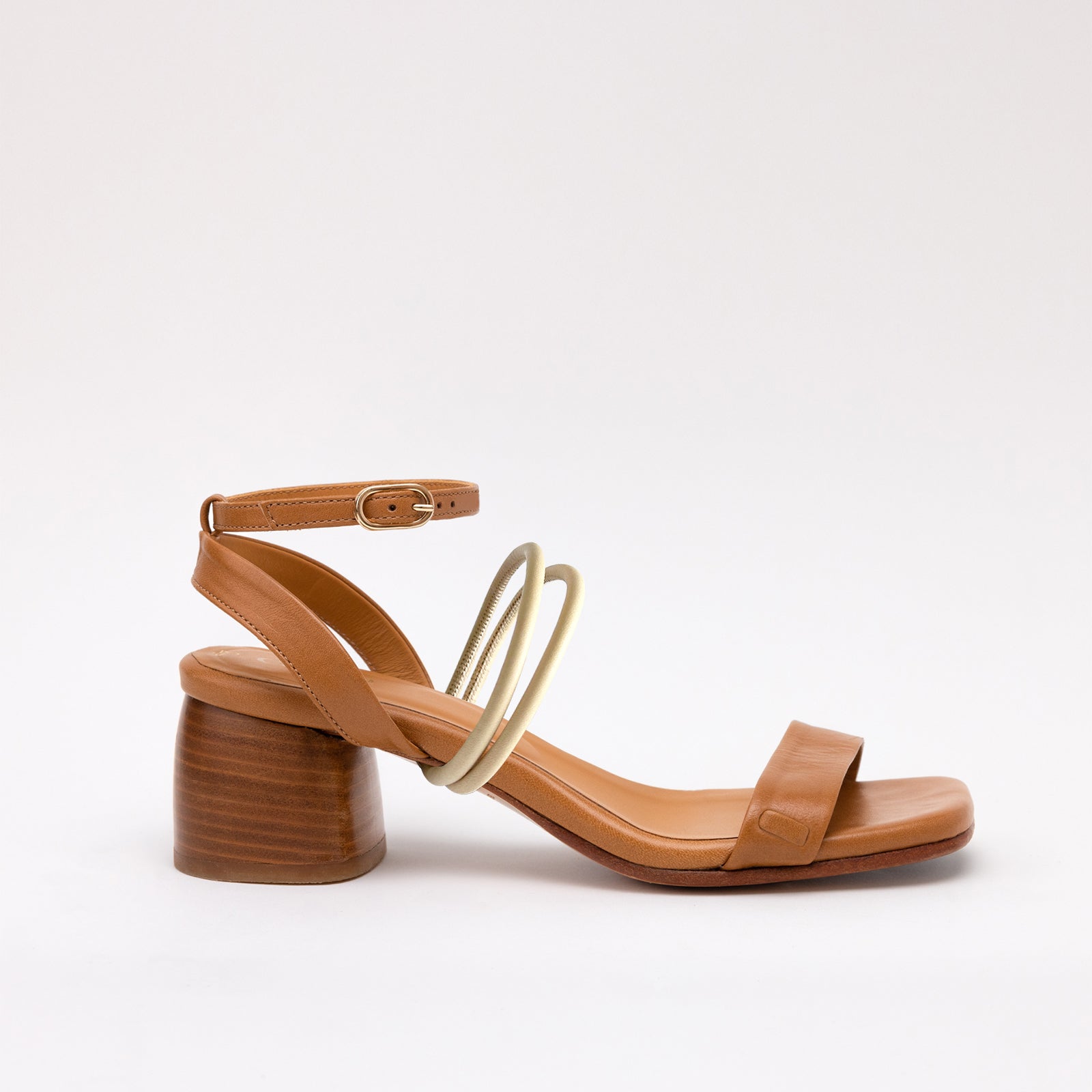 Cream Hoops Camel No Front