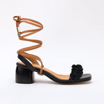 Gladiator Camel Long Boho Strap Black Black