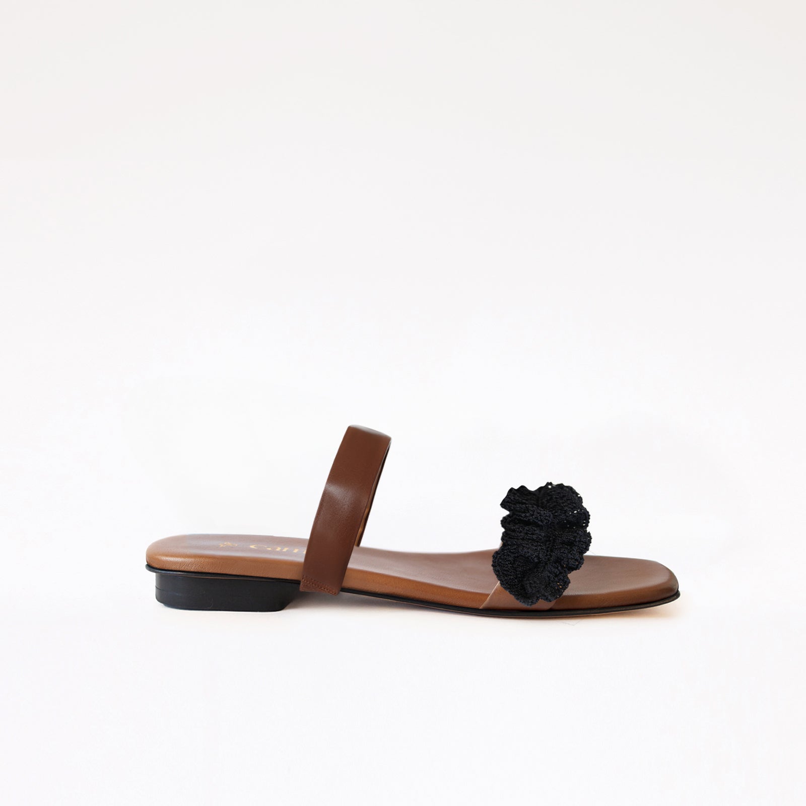 Middle Strap Espresso Boho Strap Black Camel