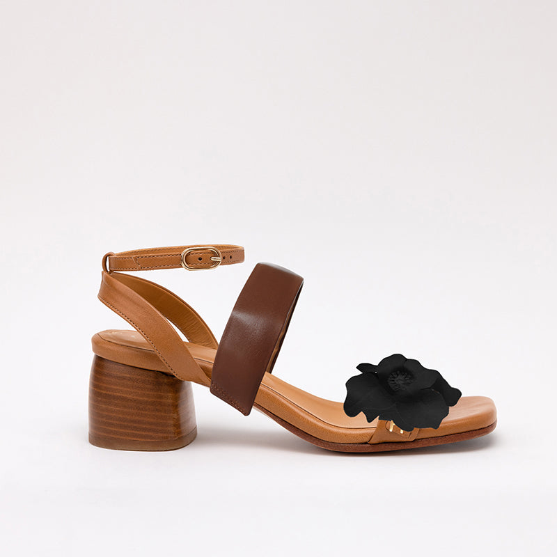 Middle Strap Espresso Charcoal Camel