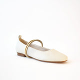Off White Ballet Swap Cream Hoops