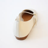 Off White Ballet Flats