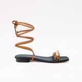Light Agata Gladiator Camel - Black