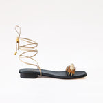 Light Agata Gladiator Cream - Black