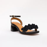 Heeled Swap Sandal Black Black Boho