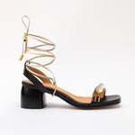 Light Agata Gladiator Cream - Black