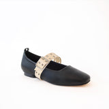 Black Ballet Swap Buckle Cream