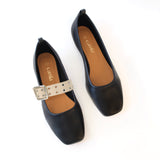Black Ballet Swap Buckle Cream