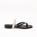 Black Thongs - Triple Silver