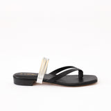 Black Thongs - Triple Silver