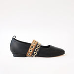 Black - Double Ilhos Black & Yellow