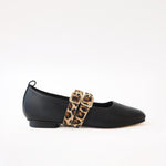 Black - Double Leopard Straps