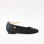 Black - Golden Anklets