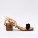 Caparica Long Boho Strap Black Camel