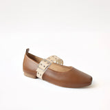 Caramel Ballet Swap Buckle Cream