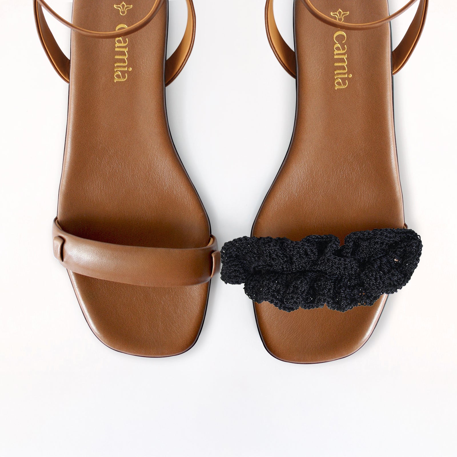 Boho Strap Black Camel