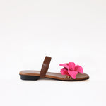 Middle Strap Brown Long Framboise Camel