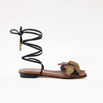 Gladiator Black Long Brown Camel