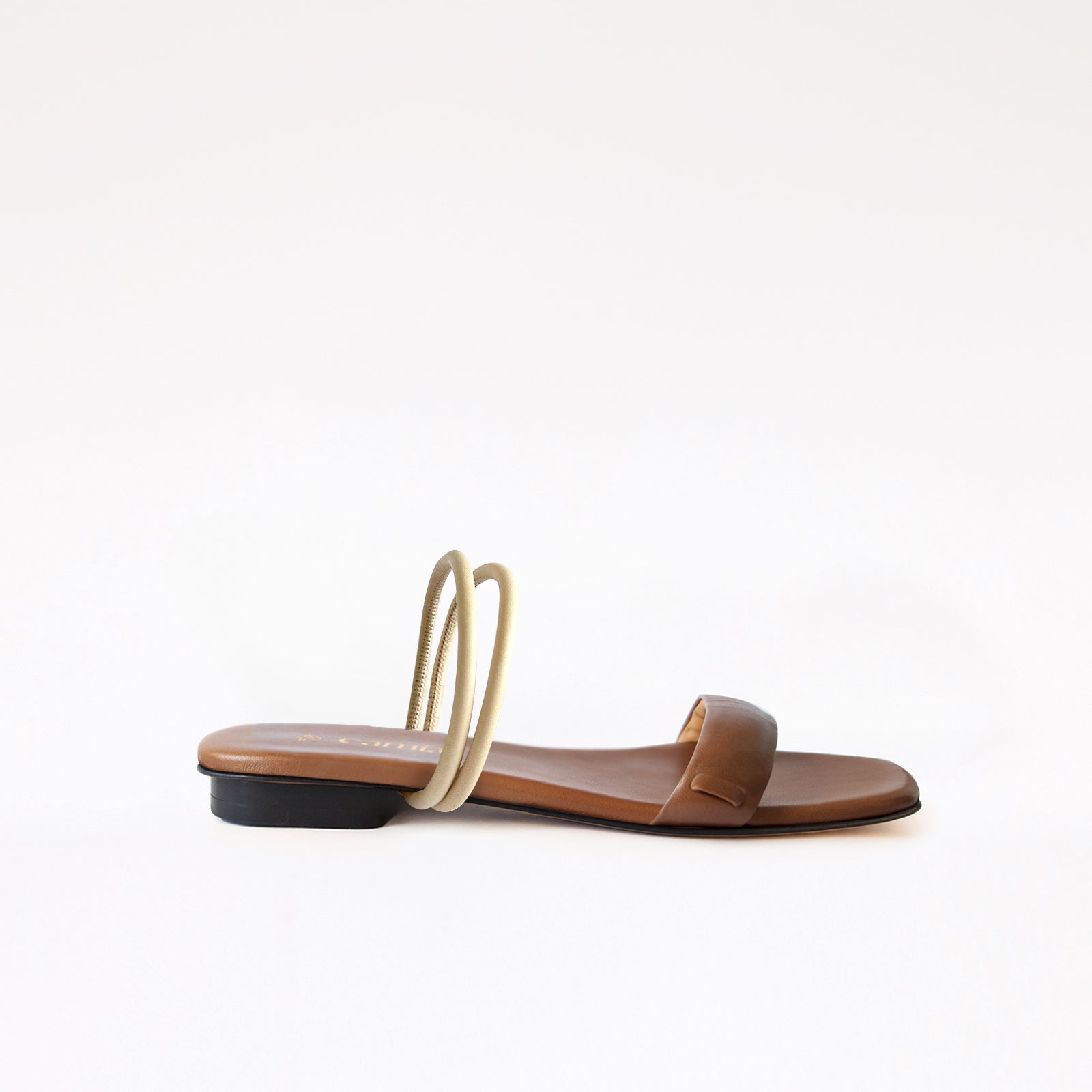 Cream Hoops Camel No Front