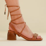Gladiator Long Straps Camel