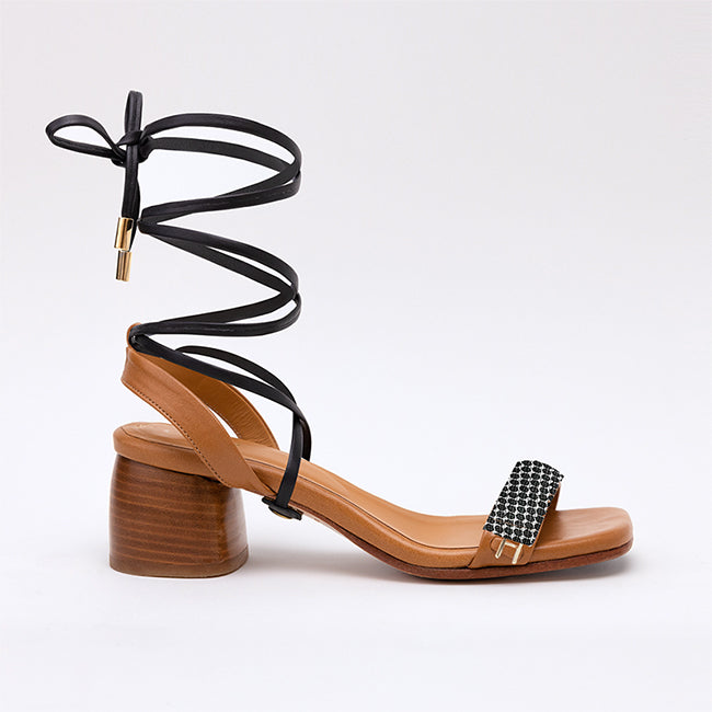 Gladiator Black Long Disco Silver Camel