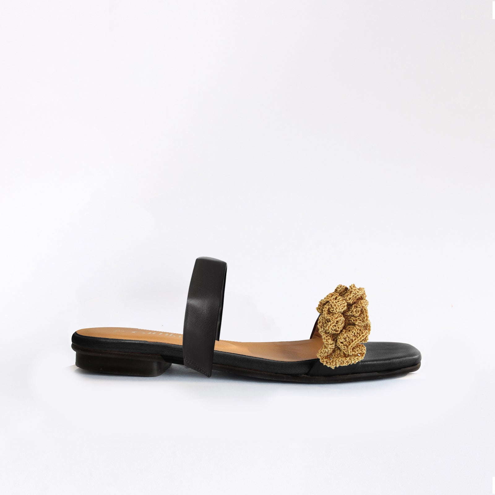 Middle Strap Black Boho Strap Sand Black