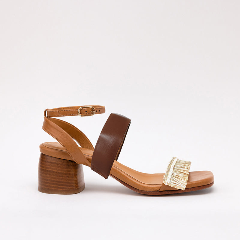 Middle Strap Espresso Caparica Camel