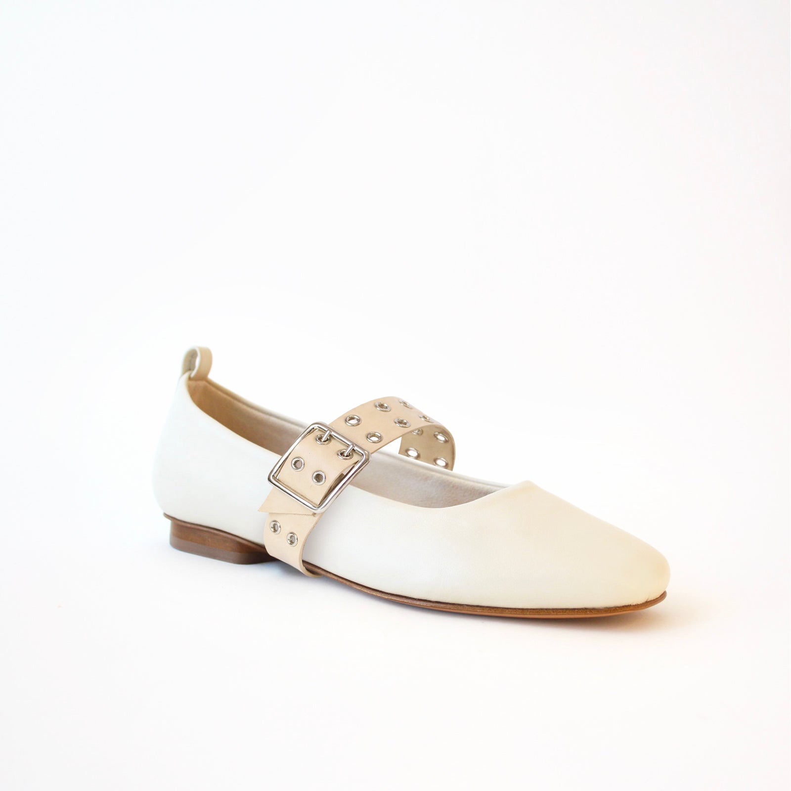 Off White Ballet + .Buckle Strap