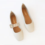 Off White Ballet + .Buckle Strap