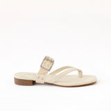 Off White Thong - Ivory Buckle