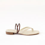 Off White Thong - Brown Hoops