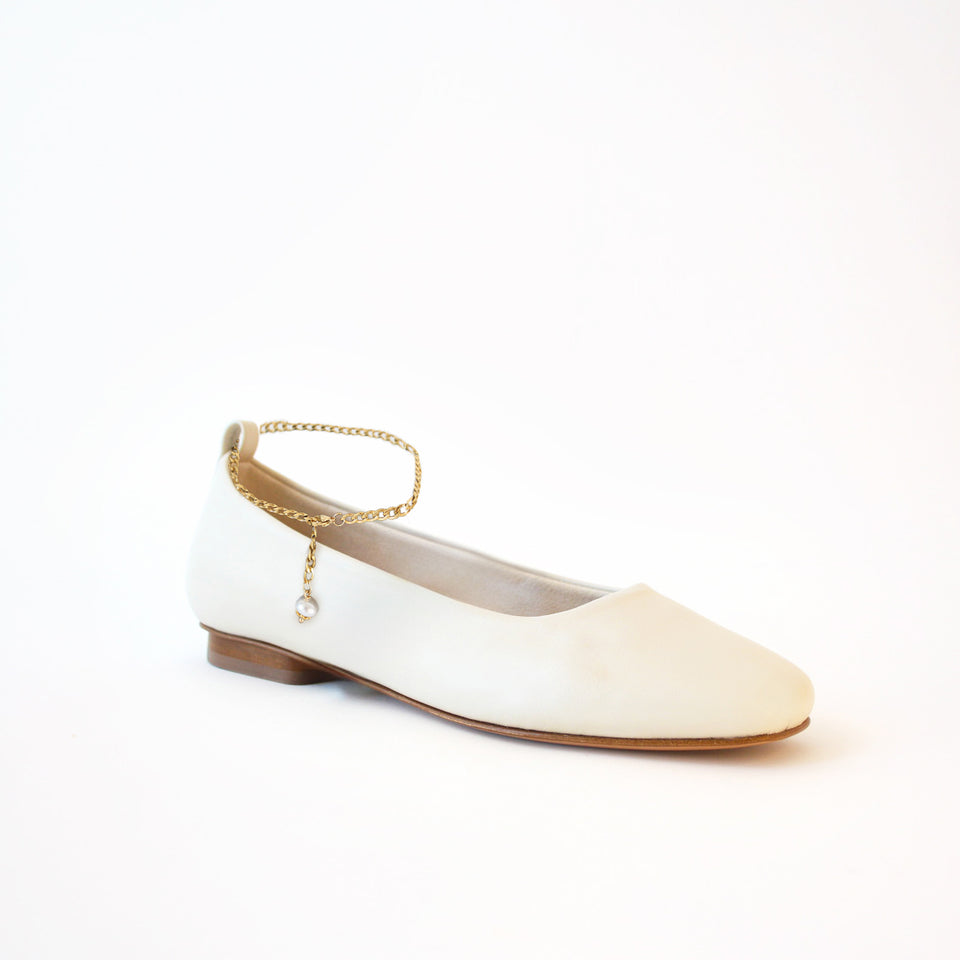 White Ballet Anklets main image 1