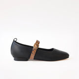 Black Ballet Swap Snake Fivela Brown