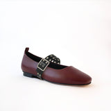 Burgundy Ballet Swap Buckle Black