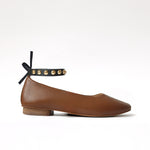 Caramel - Golden Studs Black Ankle