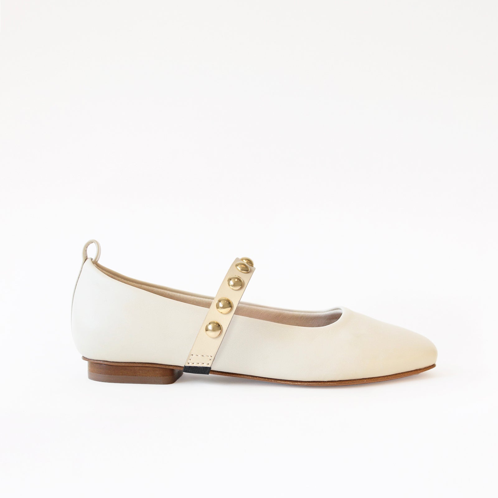 OffWhite - Golden Studs Cream