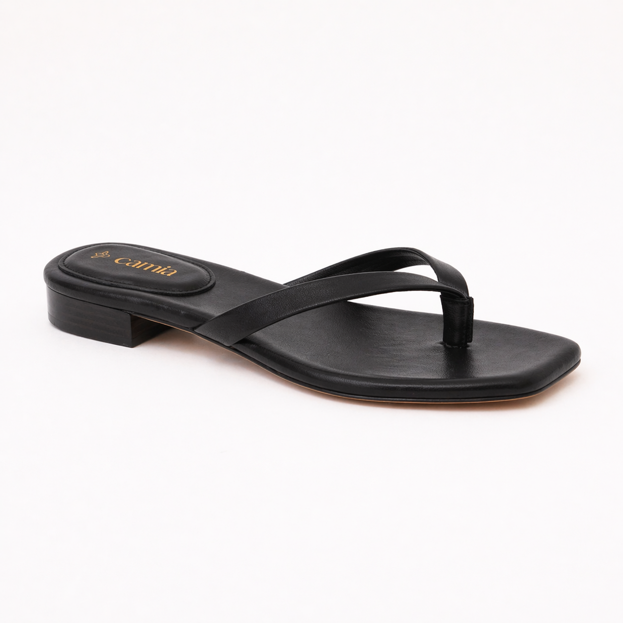 Black Leather Sandal (Flip Flop) or thongs