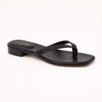 Black Leather Sandal (Flip Flop) or thongs