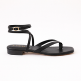 Black Thongs Swap Sandal