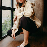 Black Ballet Swap Snake Fivela Ivory