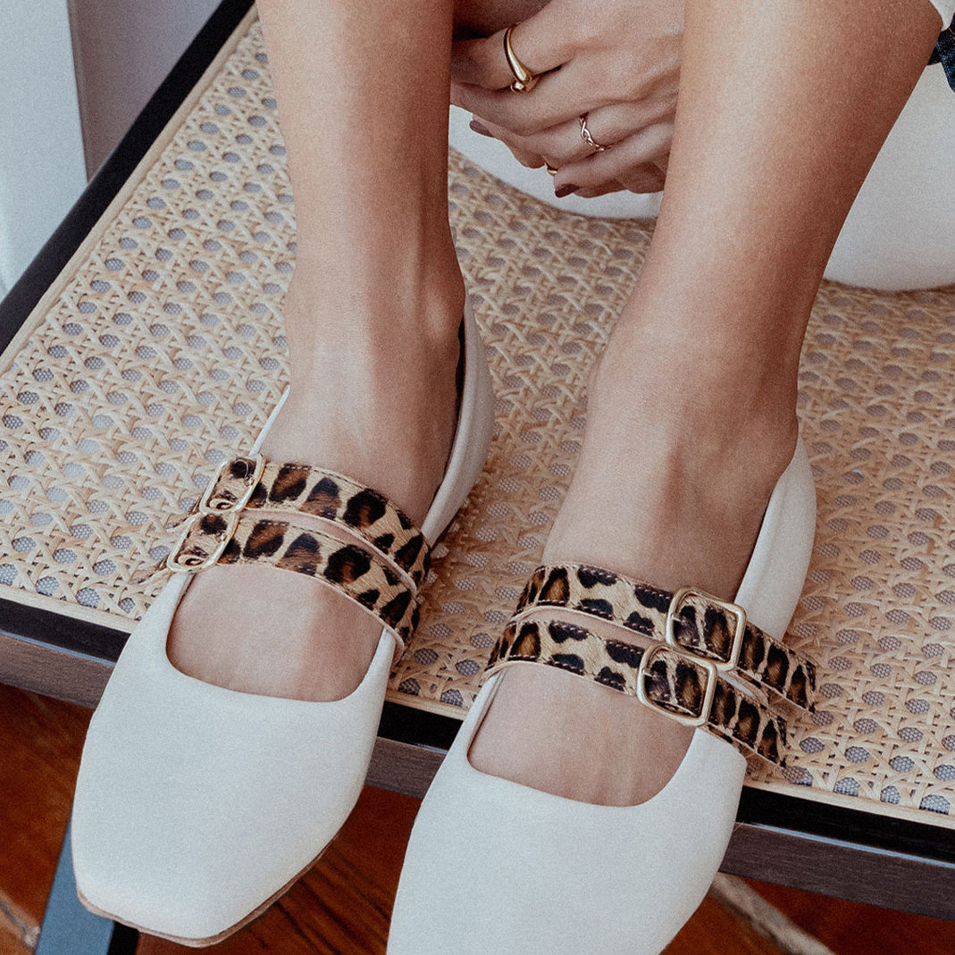 Off White Ballet Swap Double Leopard