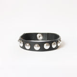 Silver Studs Black