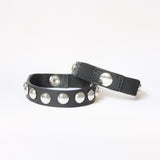 Silver Studs Black