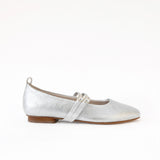 Silver - Silver Leather Double Straps