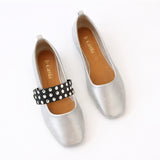 Silver Ballet + Triple Studs Strap